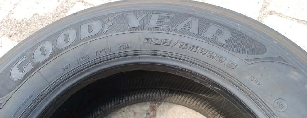 385/55 R22.5 Goodyear Bieżnikowane opony 4x Świdnik