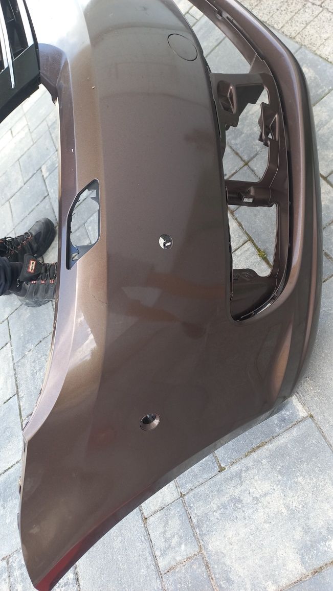 Vw touran caddy 10-15 zderzak przód lh8z 1t0 otwory asystent