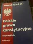 Polskie prawo konstytucyjne zarys wykładu Leszek Garlicki PWSM