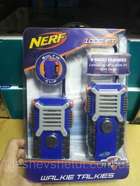 NERF Walkie Talkies Powerful 1000ft Sakar Нерф Рація іграшк набір 2шт