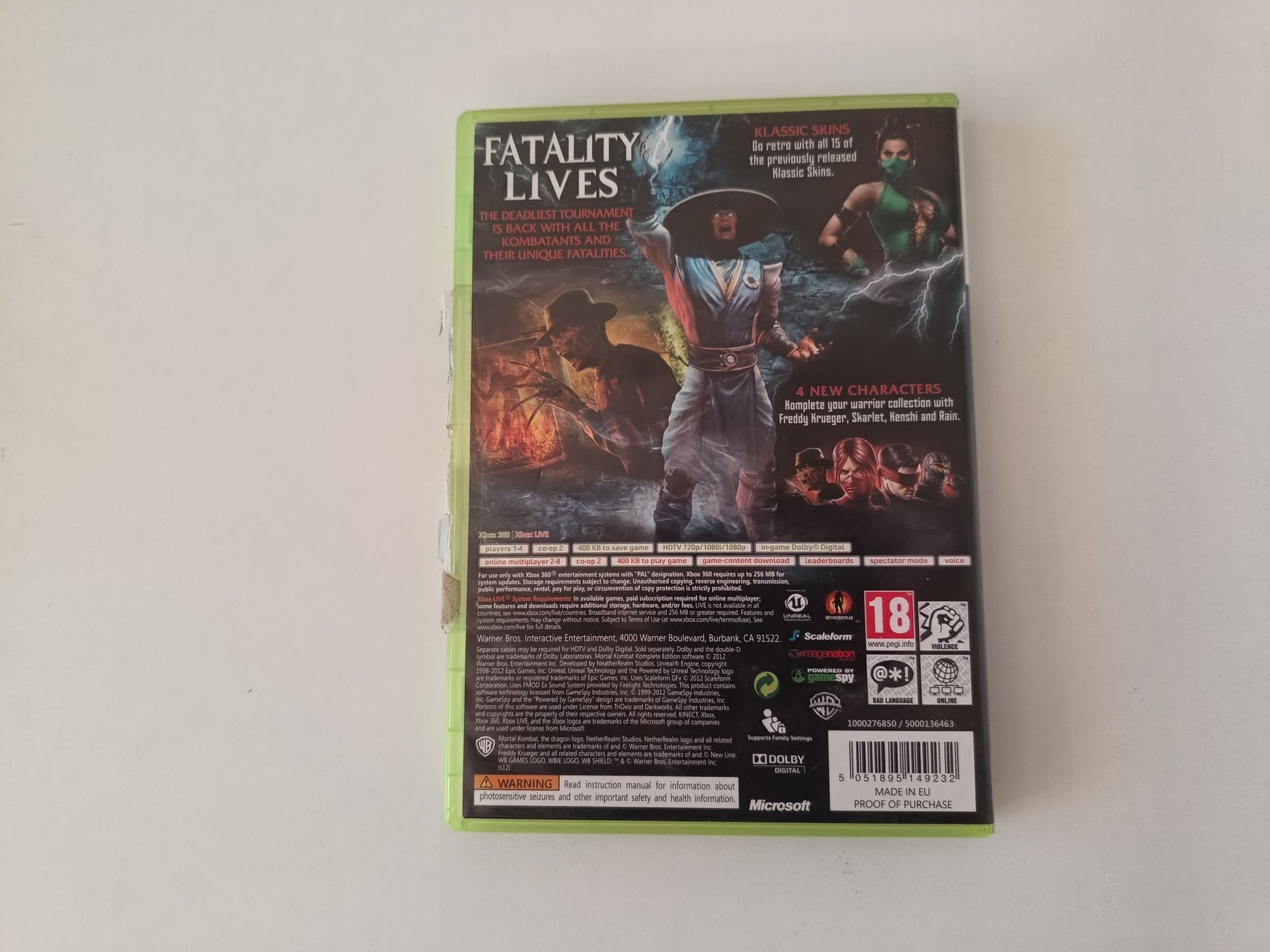 Gra Xbox 360 Mortal Kombat - Komplete Edition