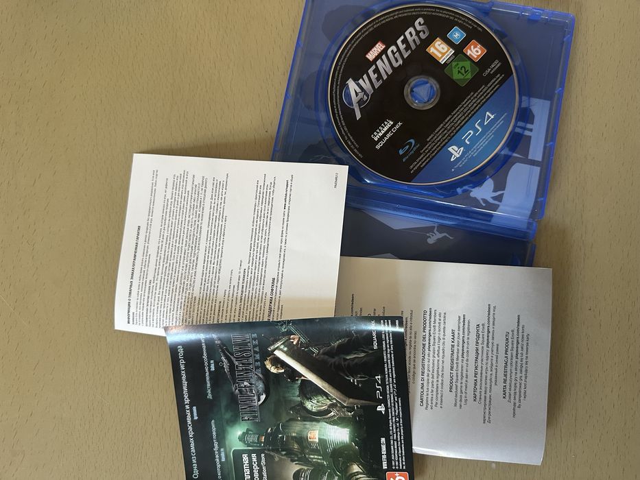 Ігровий диск Marvels Avengers (Месники) для PS4