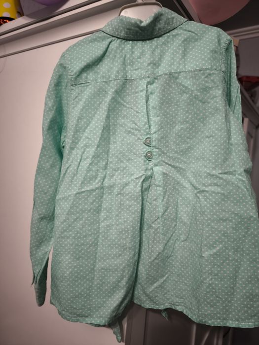 Koszula dziewczęca z długim rękawem r. 116