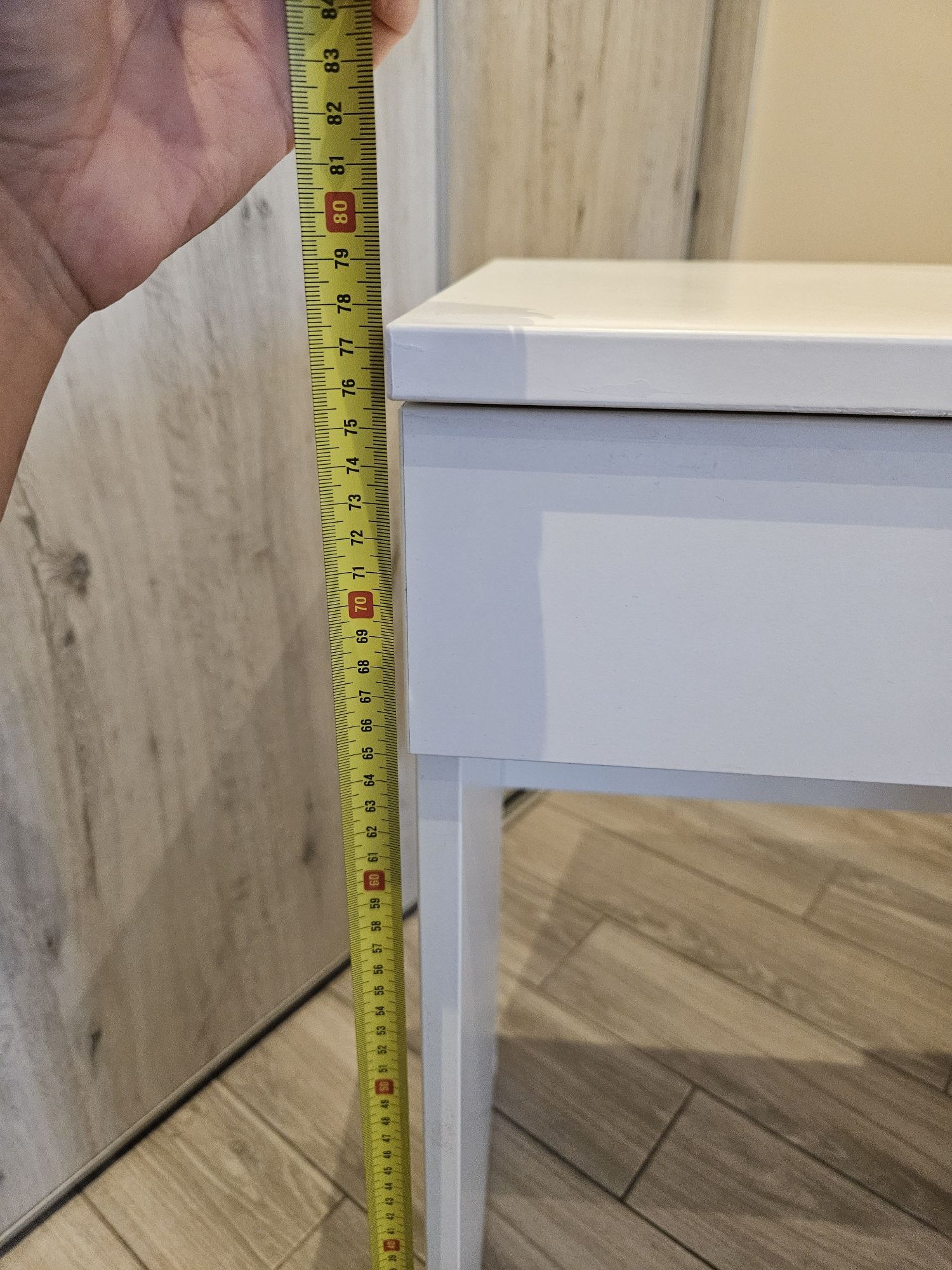 Toaletka z szufladą, lustrem IKEA