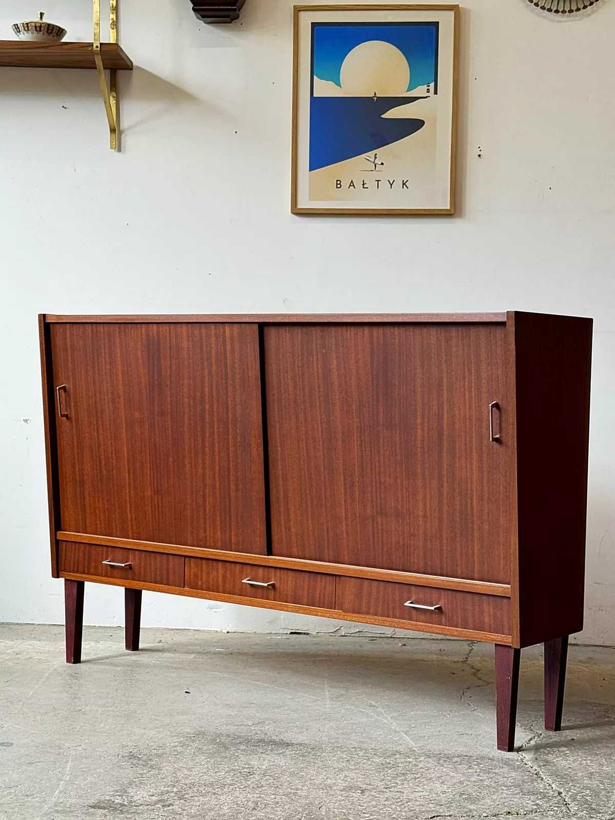 Szafka kopenhaska, Dania lata 60/70, vintage, mid-c modern