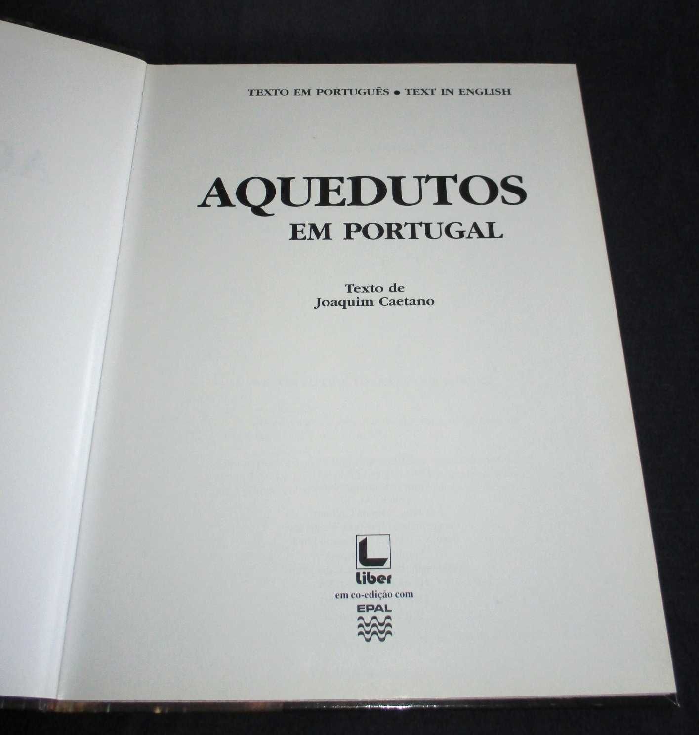 Livro Aquedutos em Portugal Joaquim Caetano