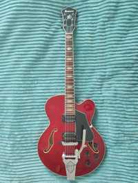 Gitara hollow body Ibanez AFS 75T bigsby Seymour Duncan, archtop