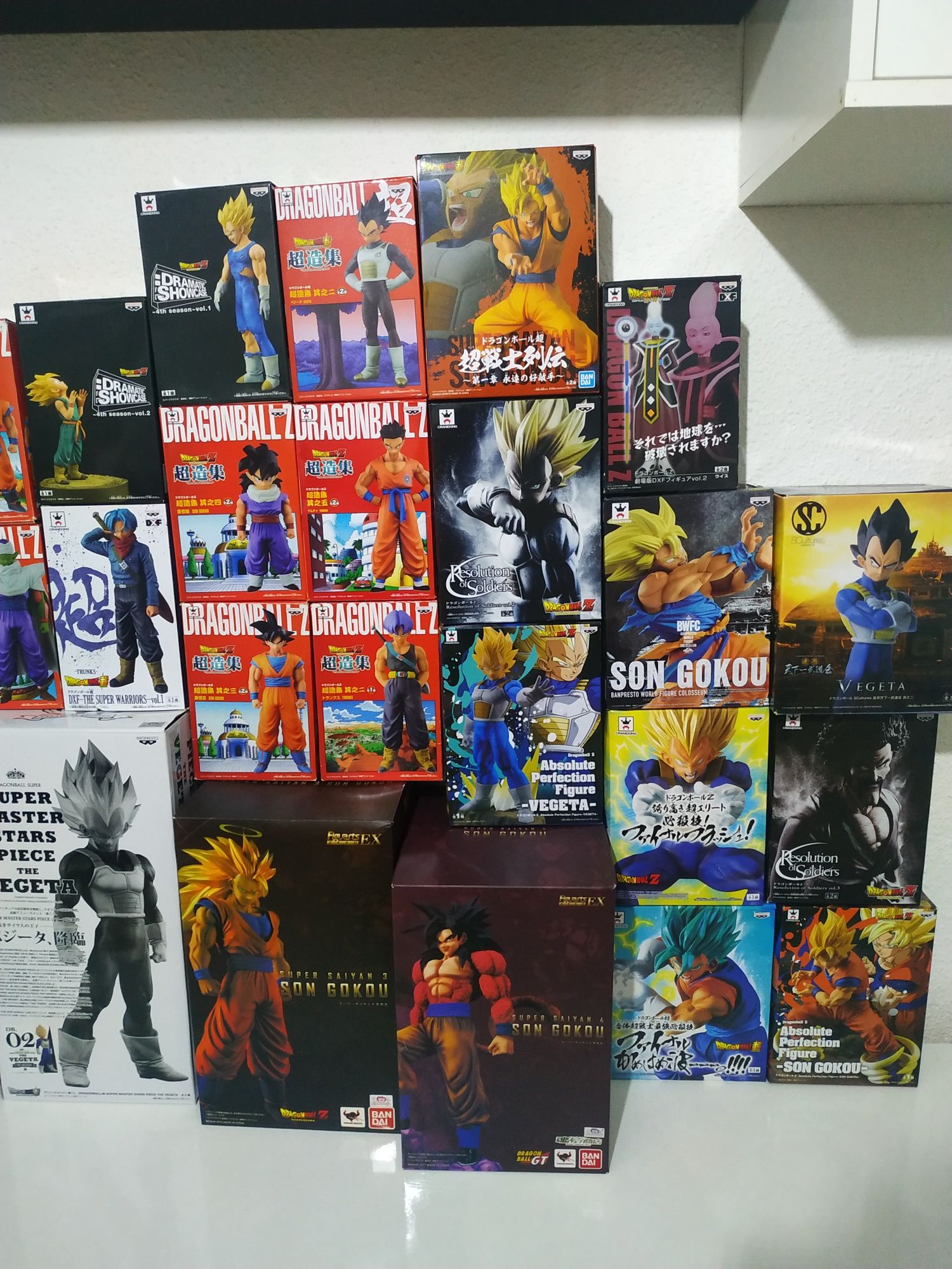 Várias Figuras originais Dragon Ball Banpresto, Bandai