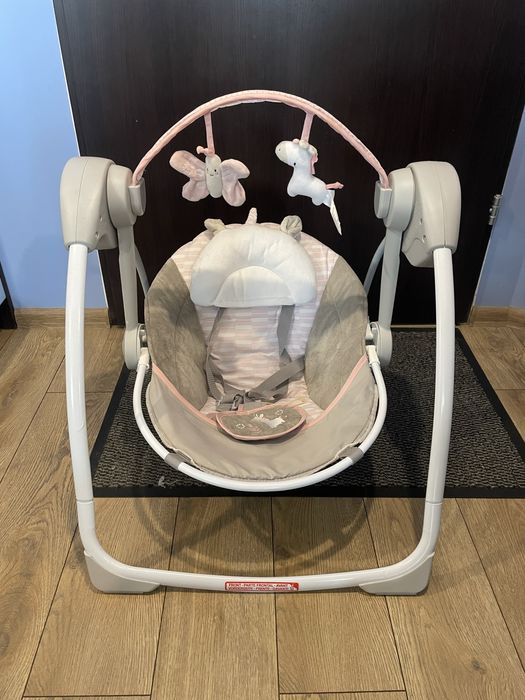 Leżaczek bujaczek huśtawka elektryczny