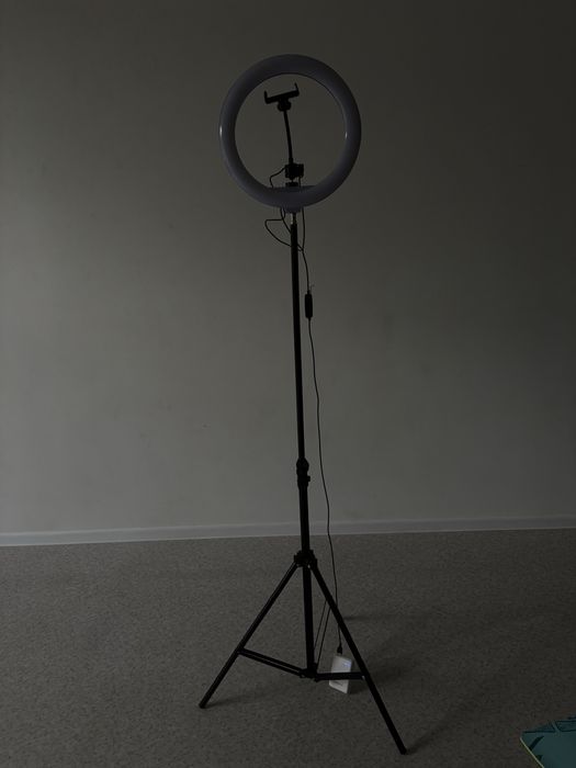 Кільцева лампа + штатив + тримач телефону