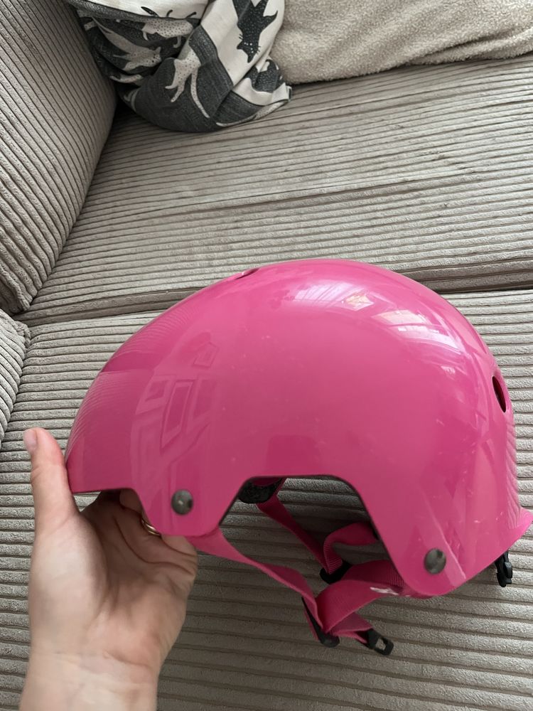 Kask oxelo decathlon różowy
