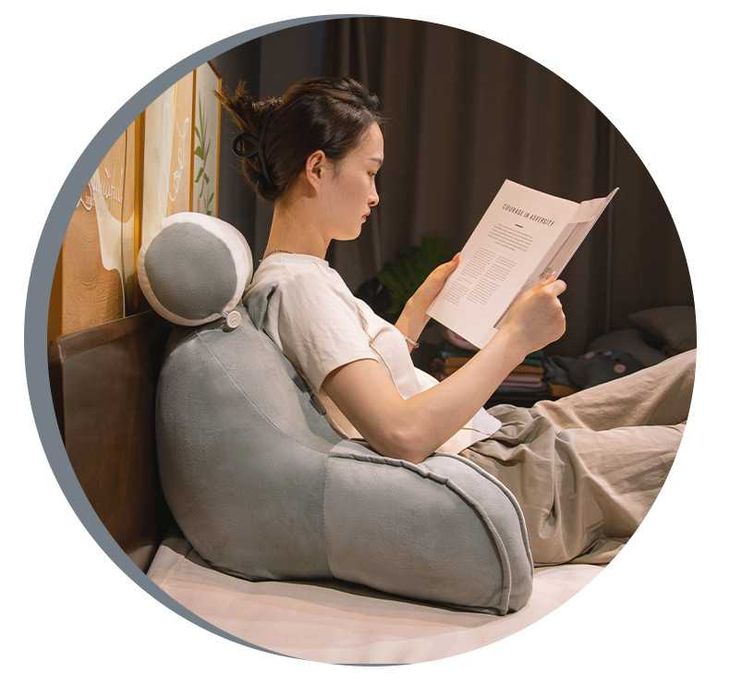 Poduszka ergonomiczna 75x75 fotelik wspierający do czytania do biurka