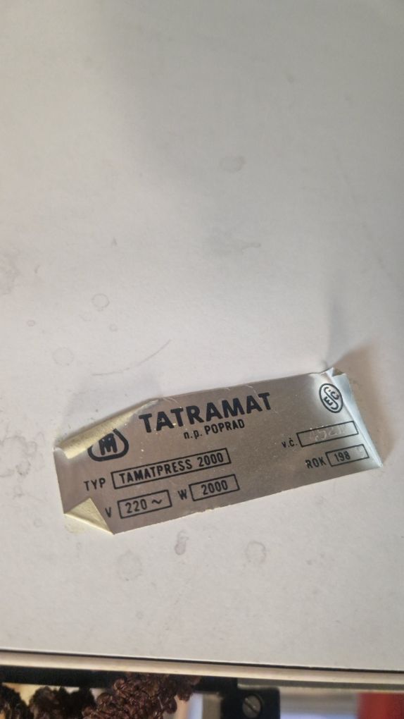 Prasownica Tamatpress 2000