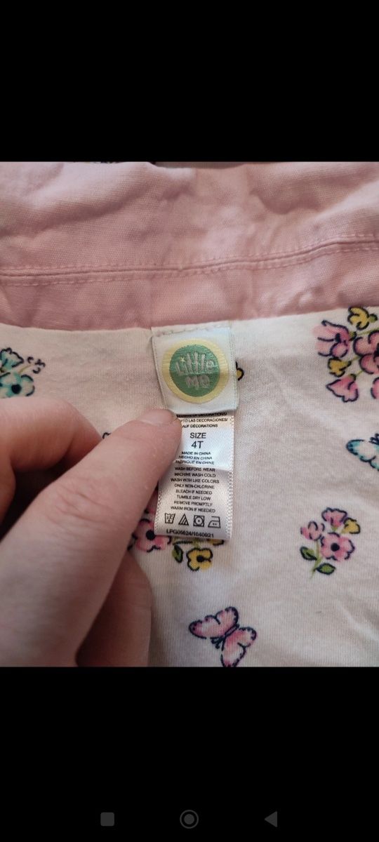 Płaszczyk dla dziewczynki, kurtka wiosenna r 98/104.