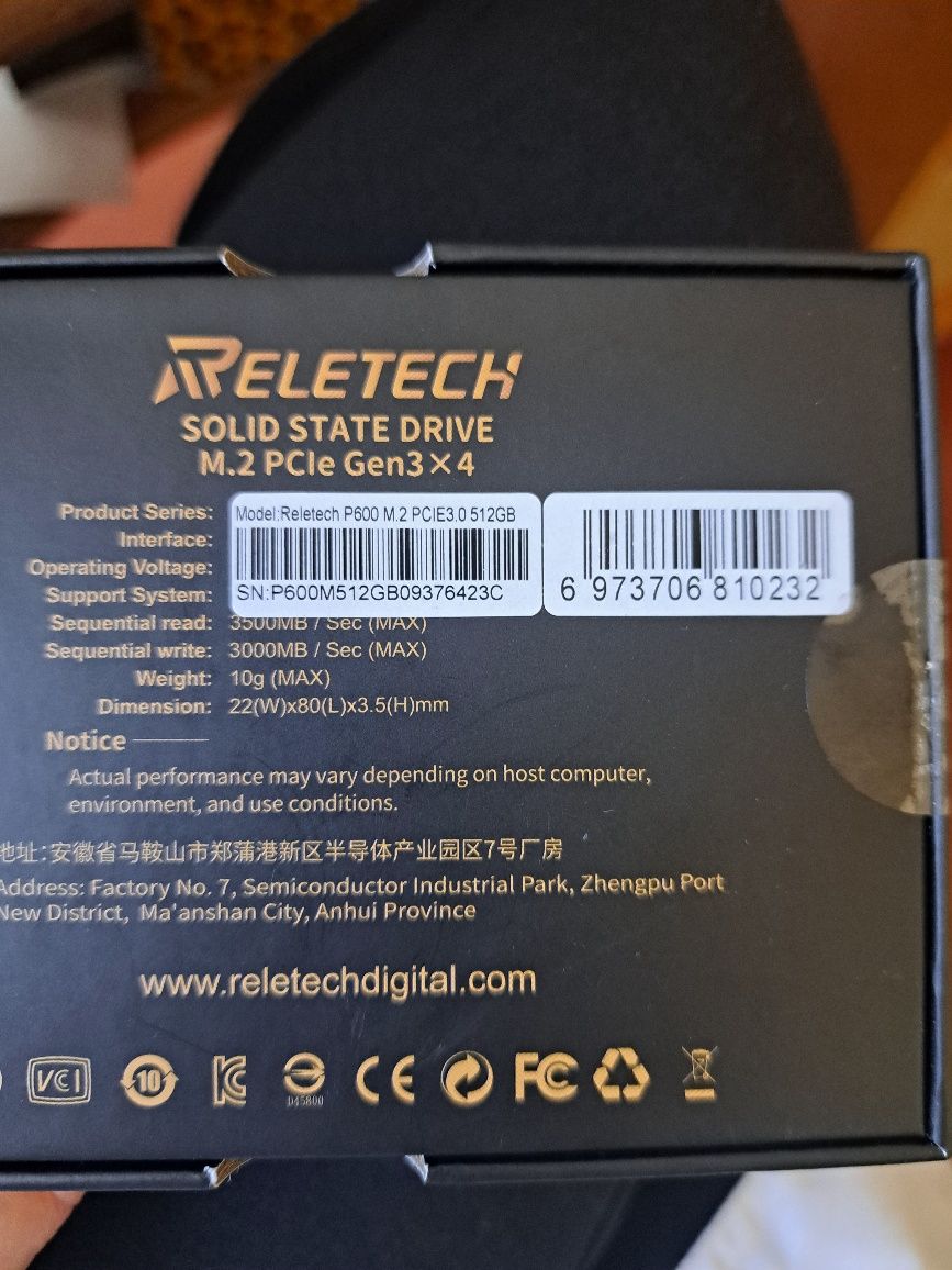 Накопичувач reletech m.2