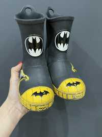 Резиновые сапоги гумачки гумові чоботи Crocs Batman