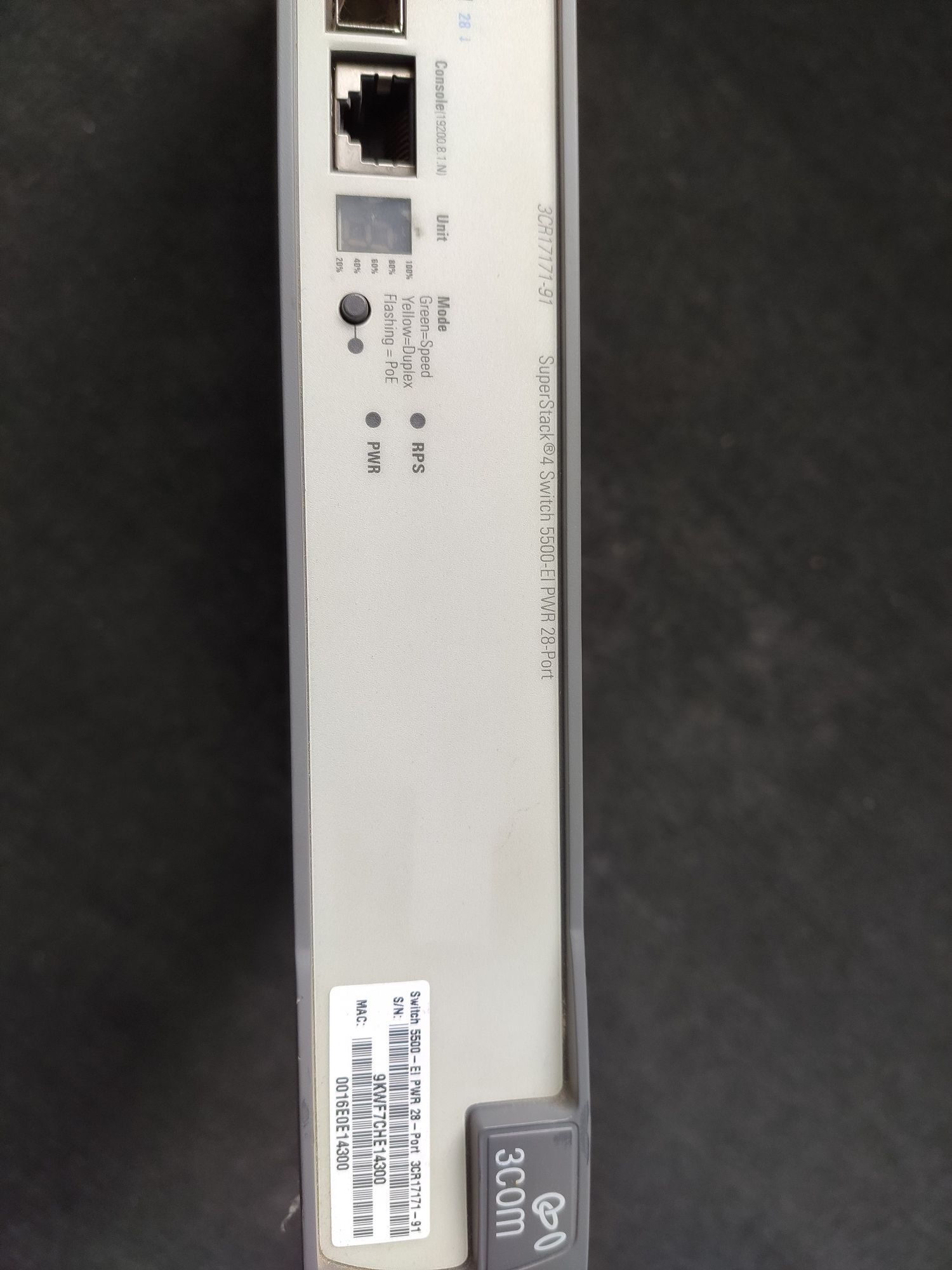 Switch 3COM 3CR17161-91 SuperStack 5500-ei 28 port