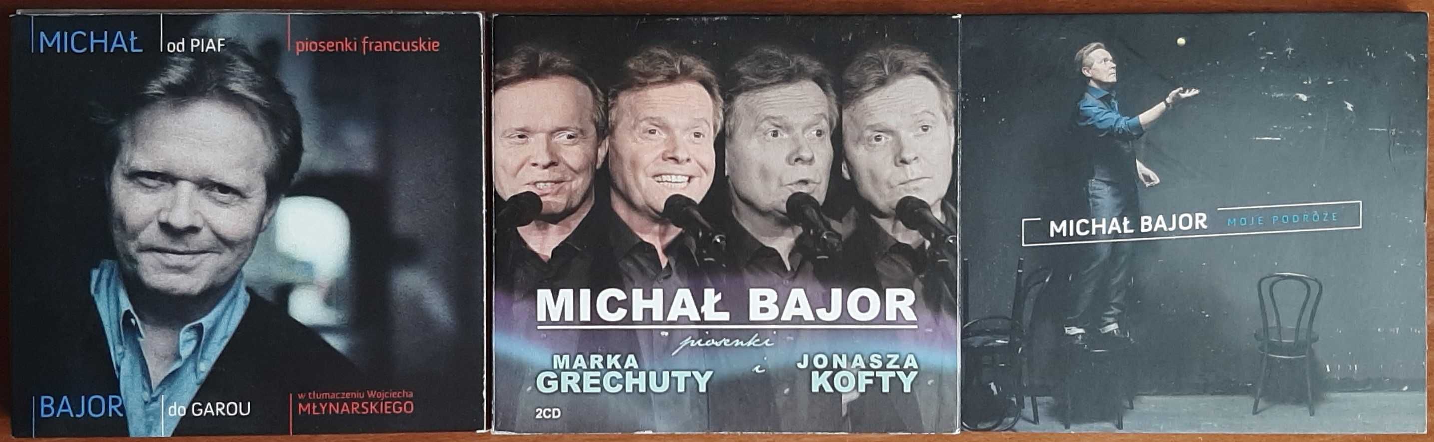 Michał Bajor zestaw CDx3 (1) 'Piosenki franc. Od Piaf do Garou' i inne