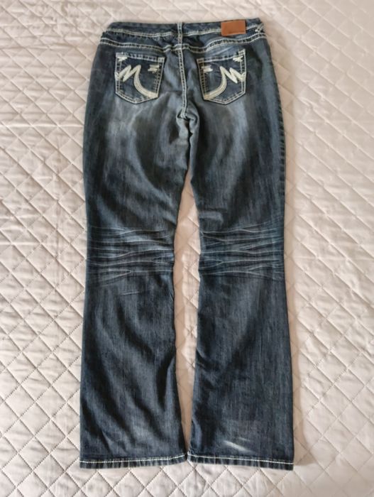 Spodnie damskie jeansy dżinsy dzwony maurices