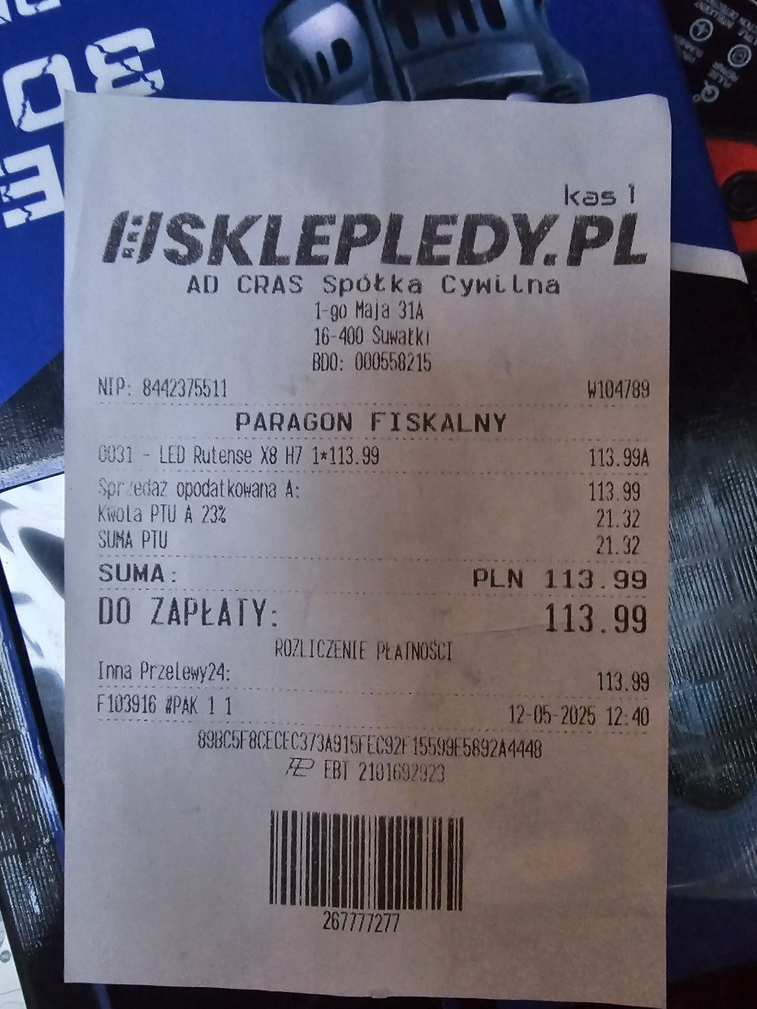 Żarówki LED H7 z canbus