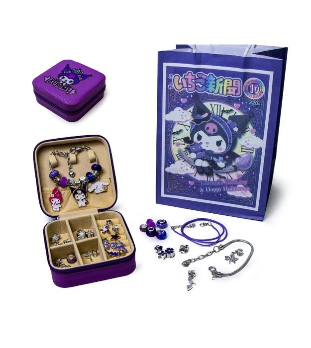 Набор Куроми, Стіч, Лабубу для создания шарм-браслетов и подвесок Kuro