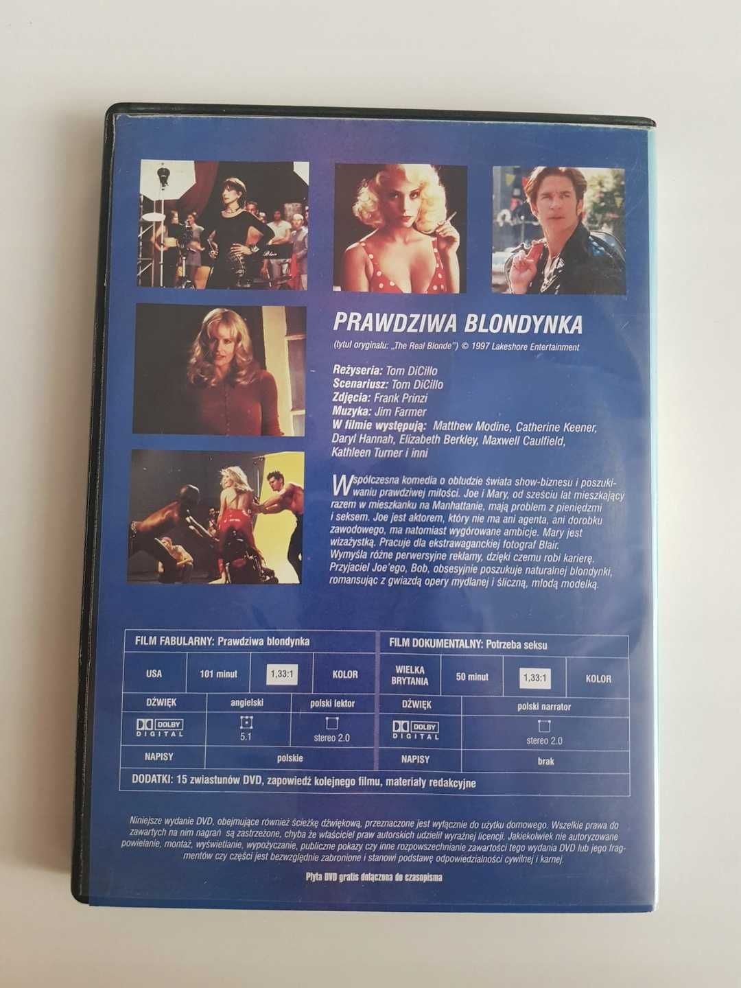Film DVD Prawdziwa Blondynka Płyta DVD