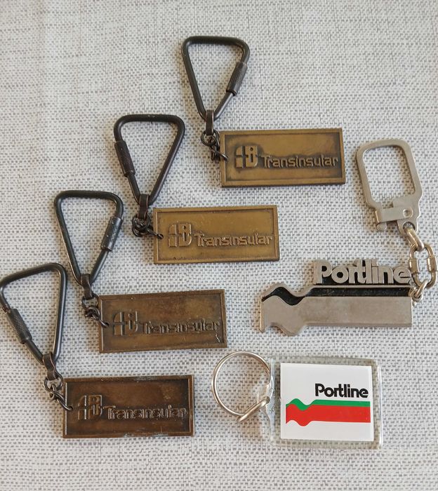 Porta-chaves diversos da Companhia Nacional de Navegação e outras