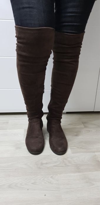 Комплект ботфорты + куртка