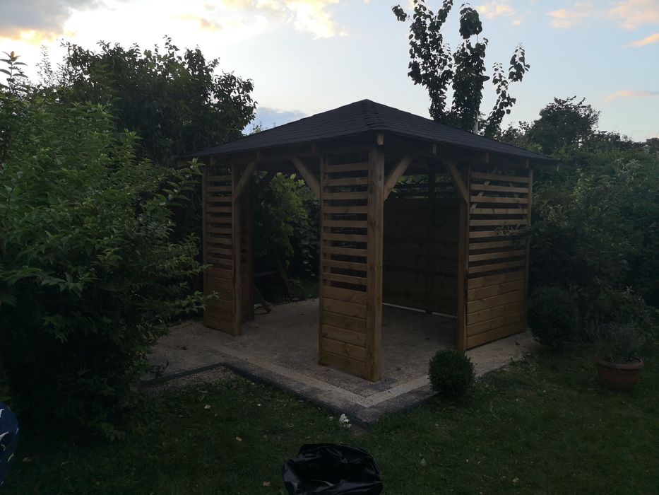 Altana ogrodowa drewniana 300 x 300 cm Montaż w cenę