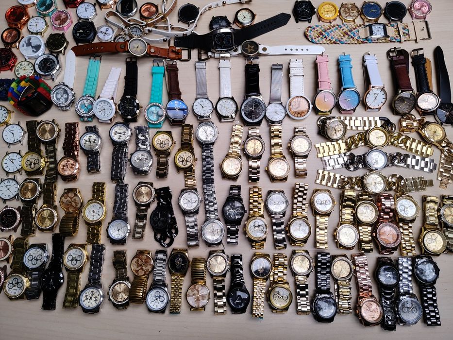 Duży zestaw mix zegarków 8 kg na części do naprawy paski bransolety