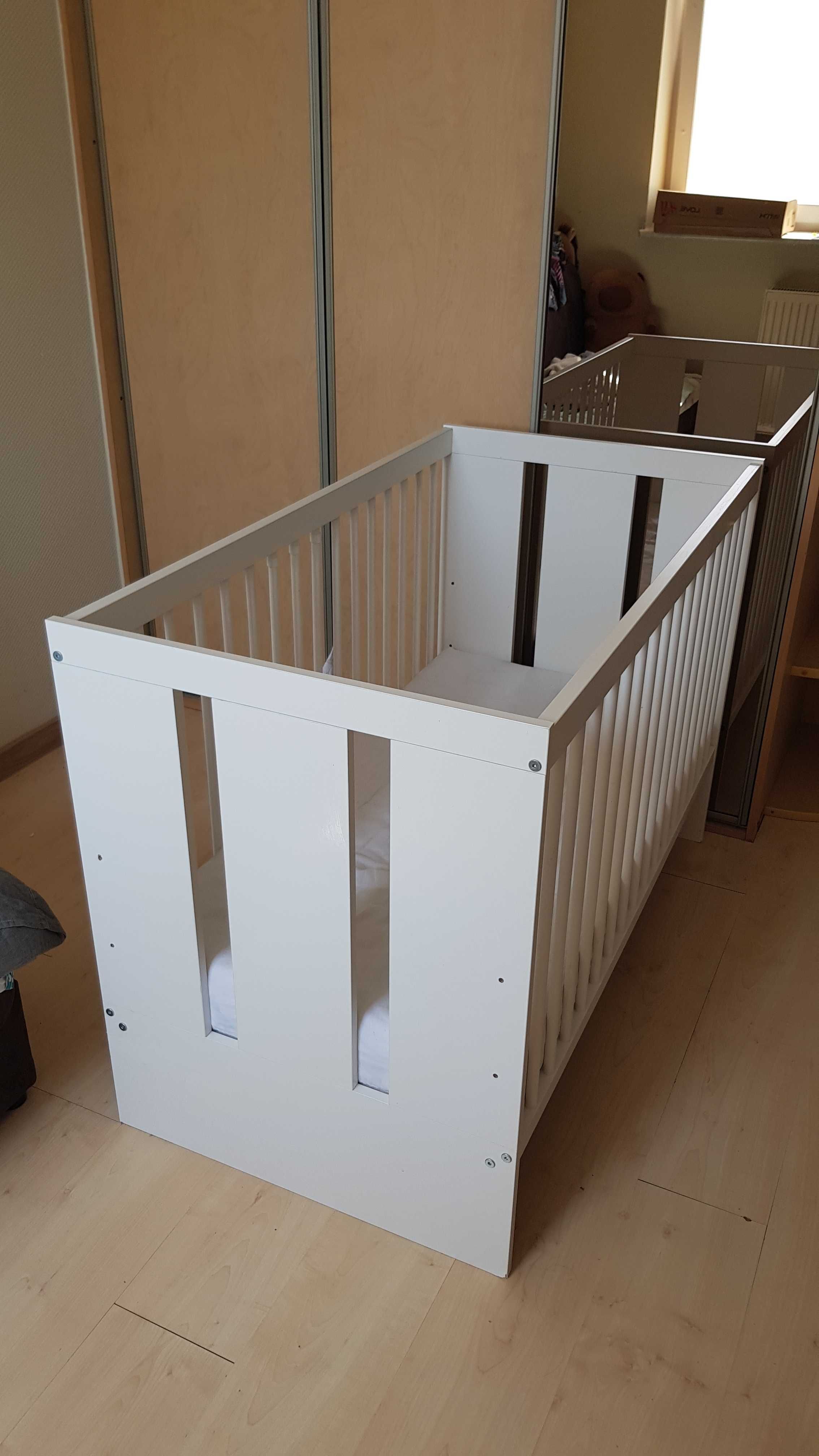 ŁÓŻECZKO Drewniane 120x60 PAULA KLUPŚ z materacem! (krzesełko prezent)