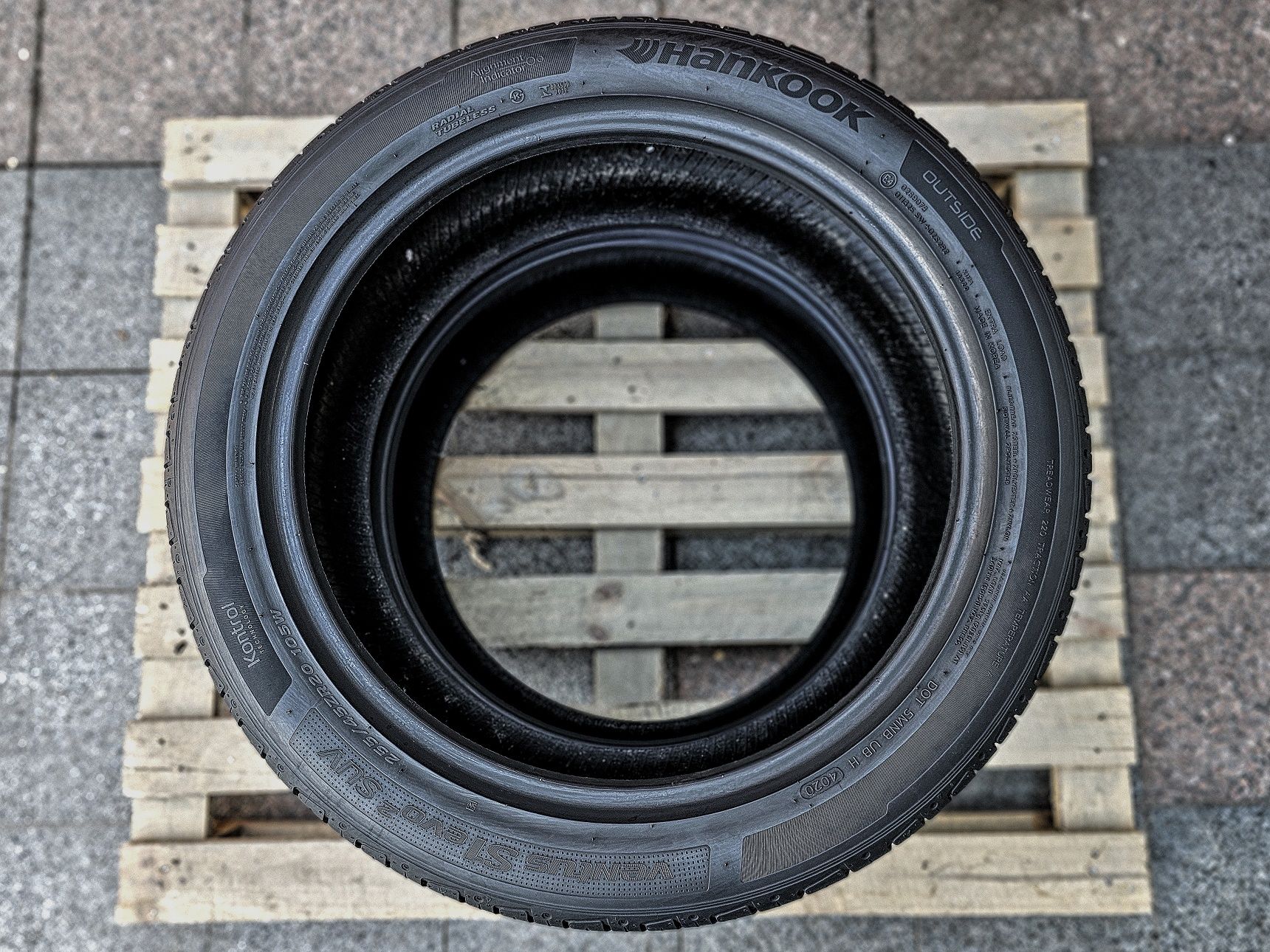 Пара 255/45r20 Hankook | 5mm | 2020 | Korea | Преміум шини, ідеал