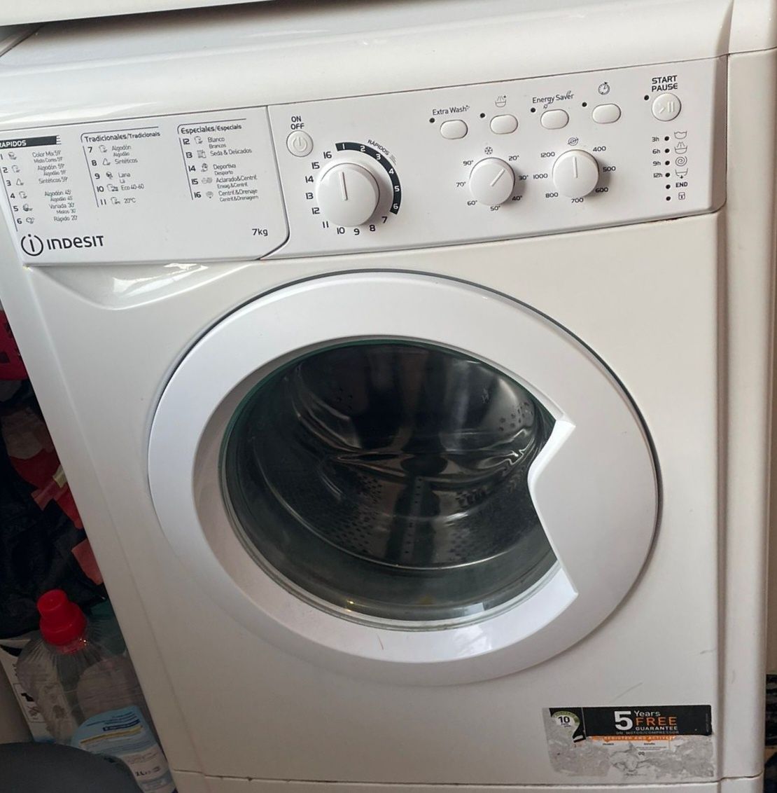Máquina de Lavar Indesit 7kg – Excelente Estado