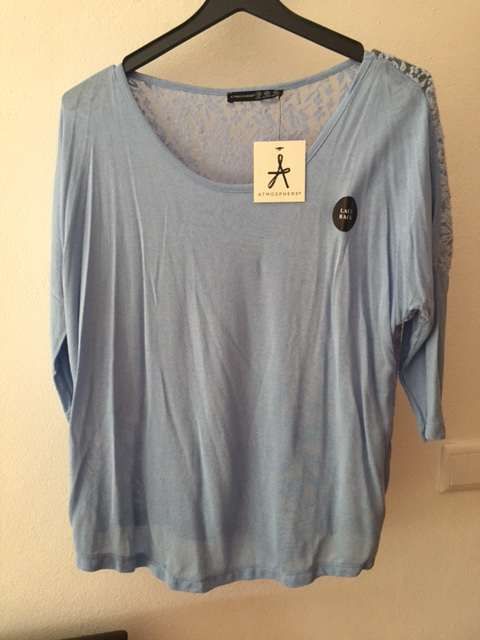 Camisola renda atrás L NOVA