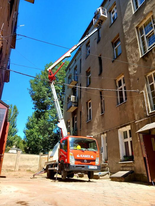 Usługi/wynajem [Do 26 metrów] zwyżka podnośnik koszowy z operatorem :D