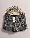 Nowe cekinowe srebrne spodenki Zara XL
