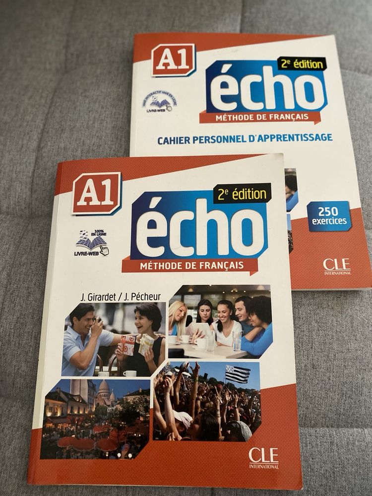 Écho Nível A1 livro de francês - pack completo de aprendizagem Alliance Francaise