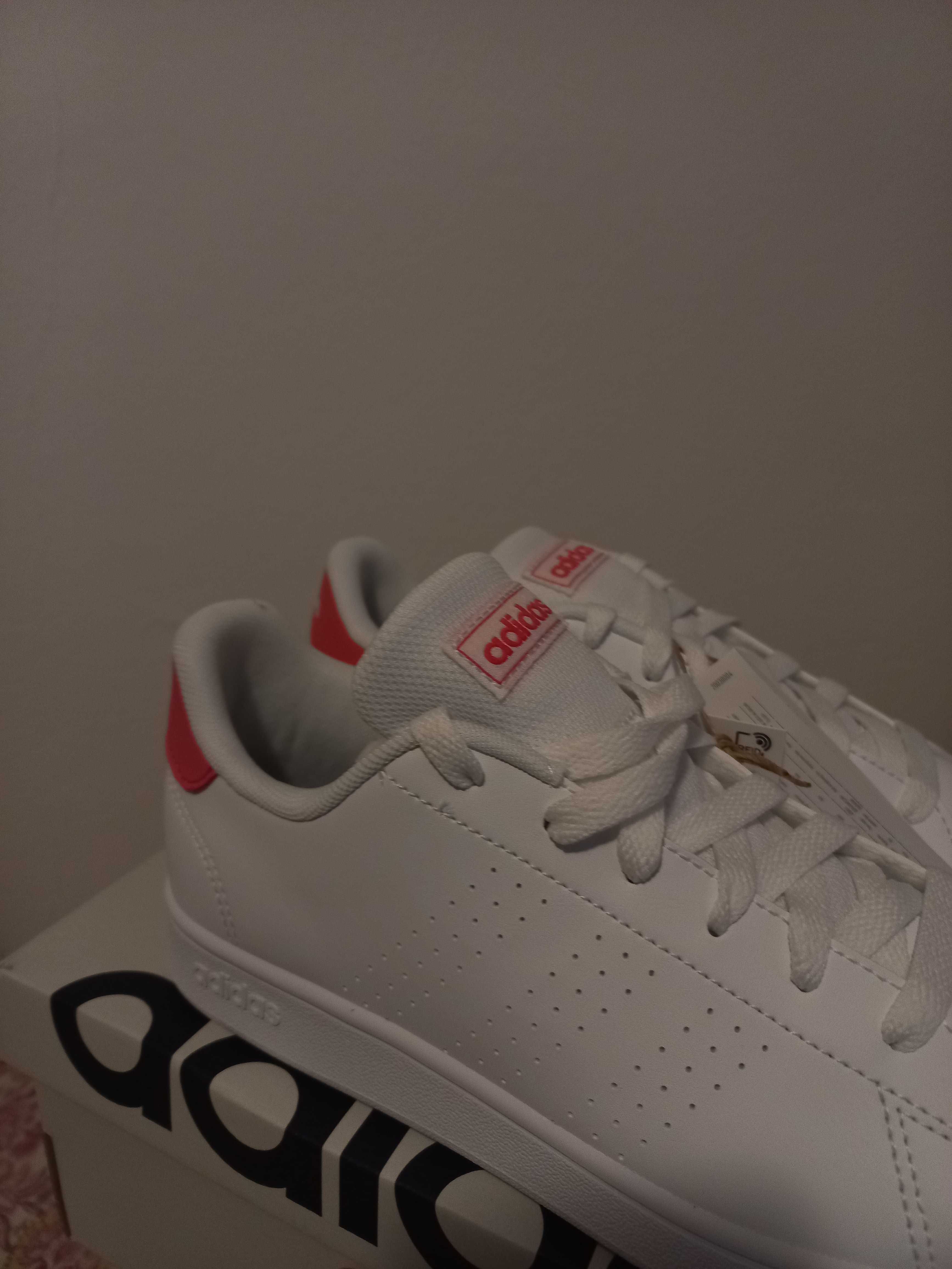 Tenis Adidas Original White Rosa - nunca usados