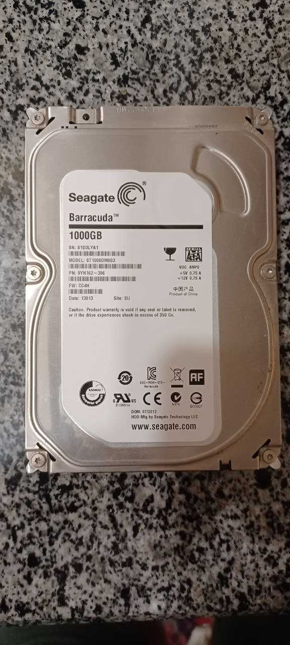 Жесткий диск \hdd\SEAGATE Barracuda 1000gb\1tb