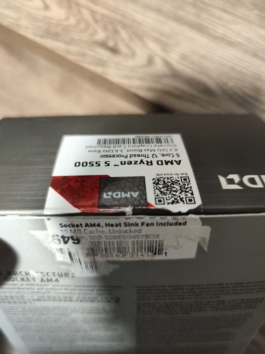 Процесор AMD Ryzen 5 5500 3.6(4.2)GHz 16MB sAM4 Box