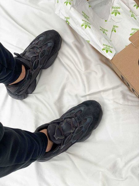 Кросівки Adidas Yeezy Boost 500 Black premium