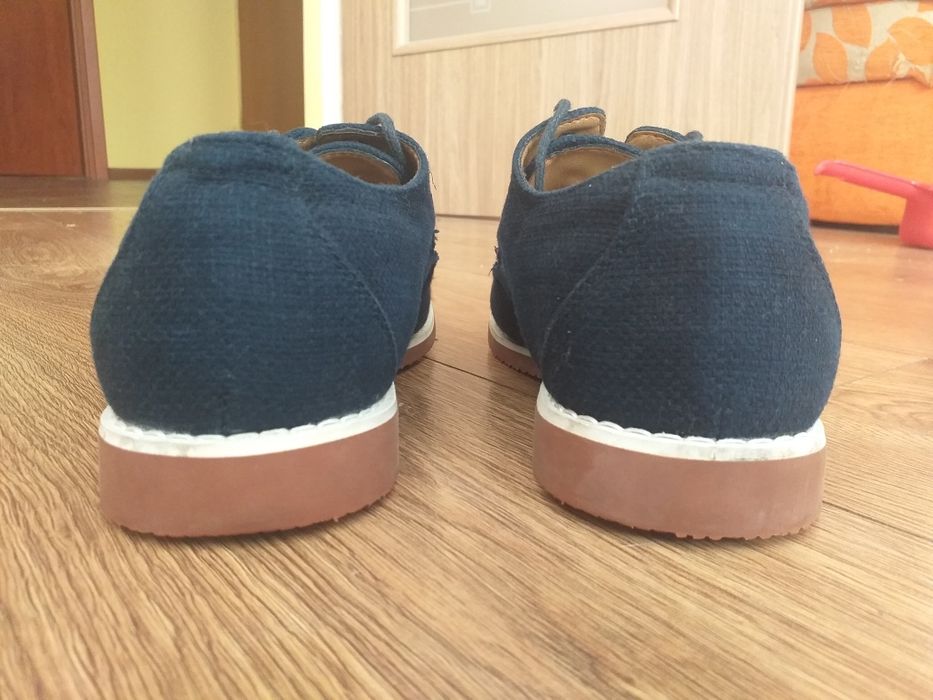 Młodzieżowe/męskie półbuty, oksfordki, rozmiar 39, granatowe NOWE!