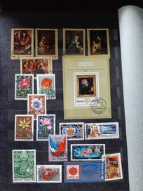 Ciekawy zestaw znaczków + Klaser –/R269/