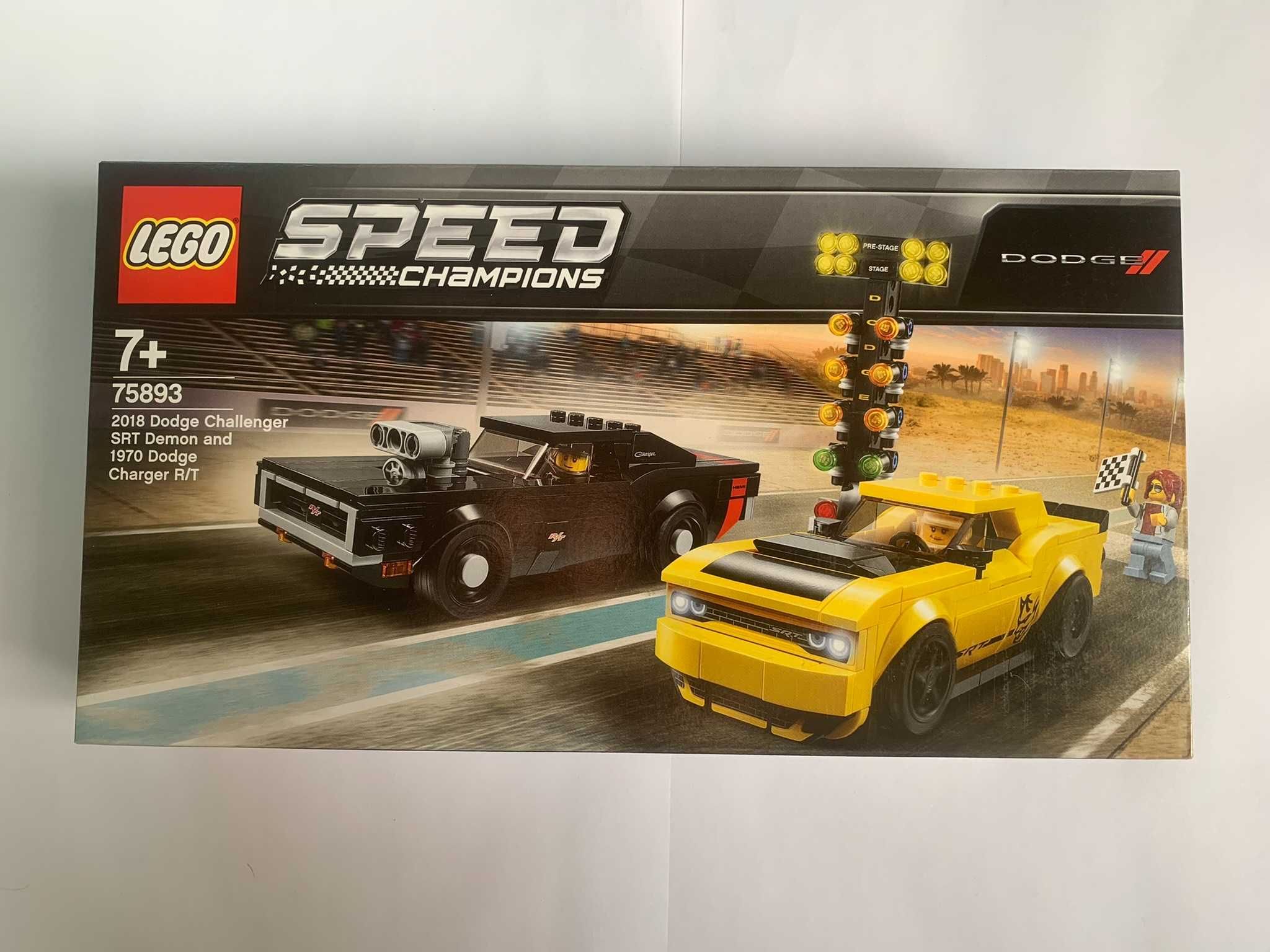 Lego 75893 Speed Champions 2018 Dodge Challenger SRT 1970 Charger R/T