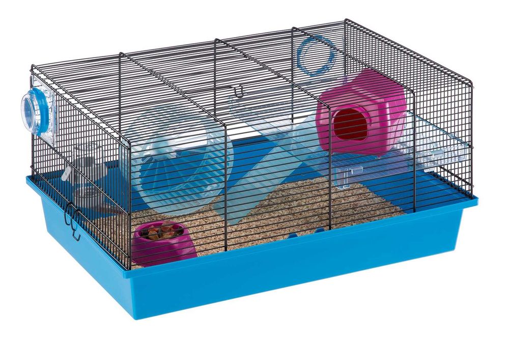 Просторная клетка MILOS MEDIUM для хомяков/крыс.NEW.Италия. 50x35x25см