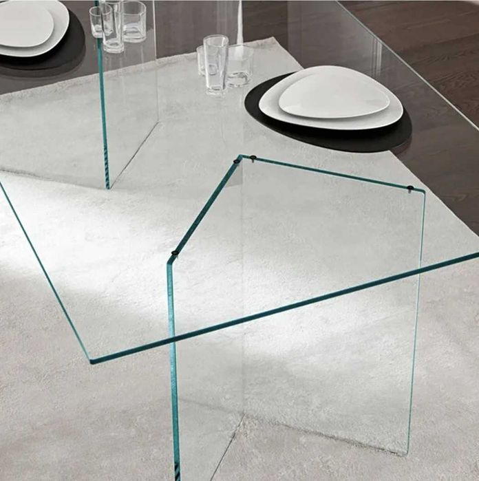 Mesa de vidro temperado da Iberahome