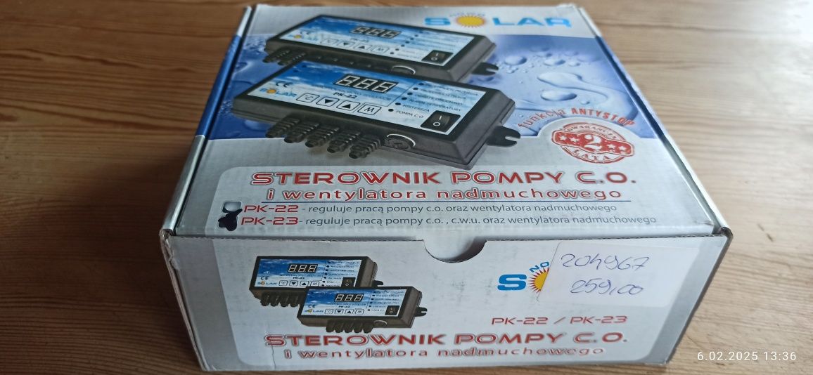 Sterownik pompy c. o.