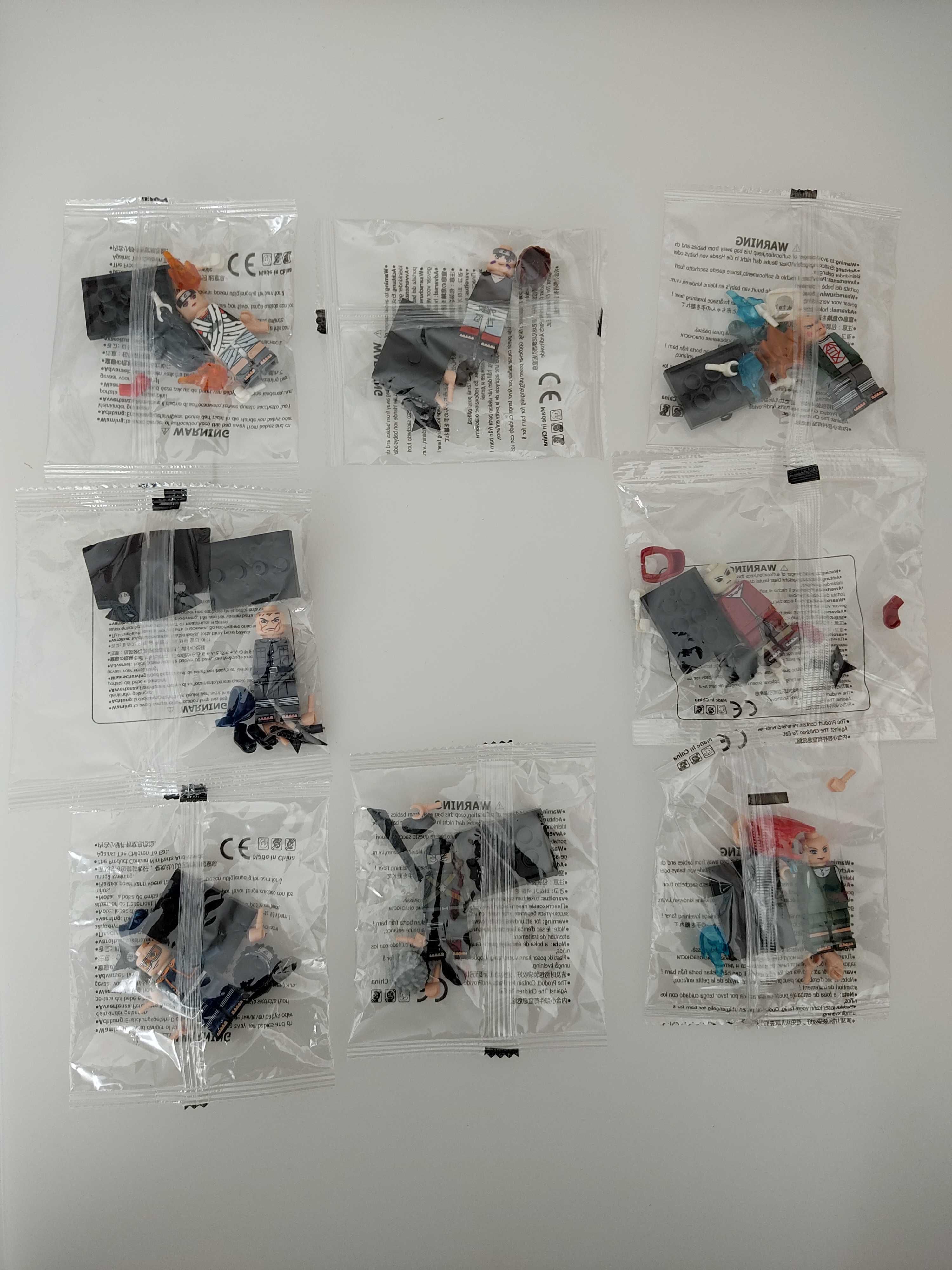 Coleção de bonecos minifiguras Naruto nº6 (compatíveis Lego)