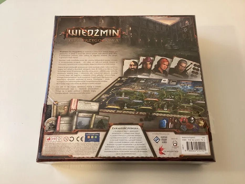 Wiedźmin Przygodowa Gra Planszowa Ignacy Trzewiczek NOWA W FOLII -p50