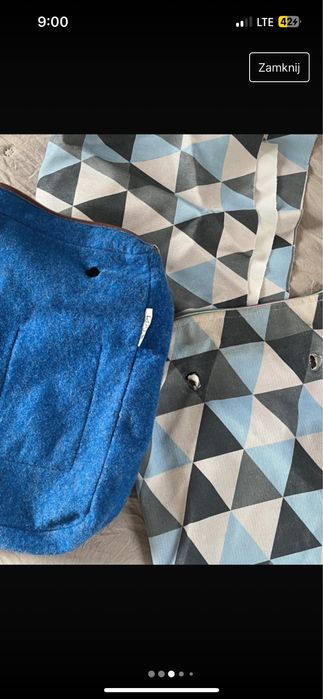 Obag torebka grafitowa